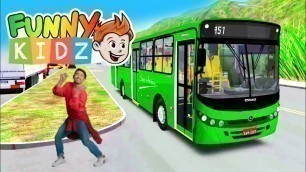 'wheels on the bus go round and round [ Best after effects overlay ] nursery rhymes'