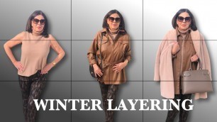 'Winter Layering - Fashion Over 50'