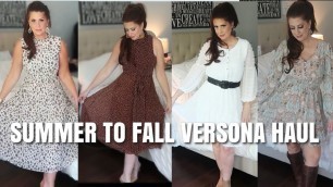 'VERSONA HAUL TRANSITIONING FROM SUMMER TO FALL/Fashion. Over 50'