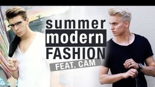 'Summer Modern Fashion | Men’s Lookbook feat. Cameron Cretney'