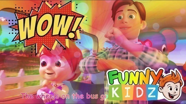 'Wheels on the bus - wheels on the bus & more | kids songs & nursery rhymes'