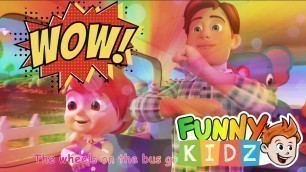 'Wheels on the bus - wheels on the bus & more | kids songs & nursery rhymes'