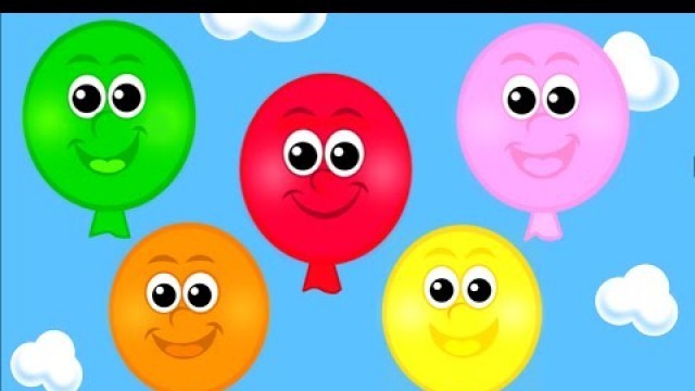 'The Balloon Song - Learn 10 Color Song for Children, Toddlers and Babies'