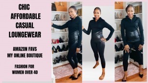 'HOW TO MAKE AFFORDABLE LOUNGEWEAR LOOK CLASSY & EXPENSIVE | FASHION OVER 50 | STYLE TIPS OVER 50'