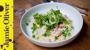 'Pea and Ham Orzo with Sortedfood'