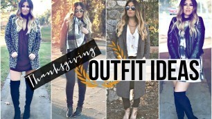 'Thanksgiving Outfit Ideas! OOTW Fall Fashion Lookbook'