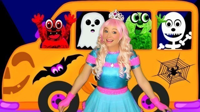 'Wheels on the Bus Halloween Song | Nursery Rhymes and Kids Songs for Toddlers and Baby'