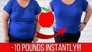 'Over 50? 10 Fashion Style Hacks for PETITE Apple Body Shape - LOOK Thinner INSTANTLY!'