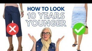 'How to Look 10 YEARS YOUNGER | 10 Tips Women Over 50'