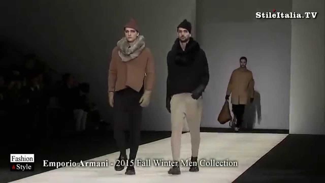 '\"Italian Fashion\" - \"Emporio Armani\" -  2015 Fall Winter Menswear Collection - Italian Style'