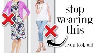 '10 Fashion Mistakes Making You Look OLD & OUTDATED!'