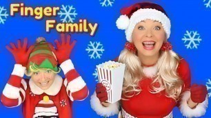 'Christmas Finger Family Song | Santa Finger Family with Santa Dance | Nursery Rhymes for Kids'