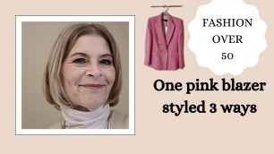 'Zara Pink Blazer| Fashion over 50'