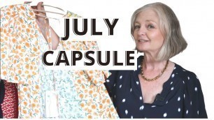 'July CAPSULE WARDROBE       -               My Over 50 Fashion Life'