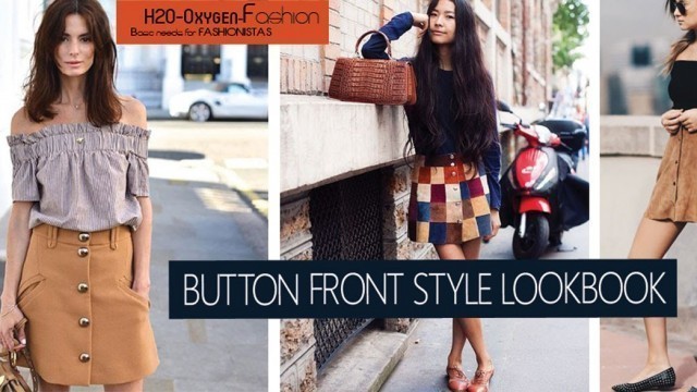 'Button Front Style LookBook (2015 Fall Trend)'