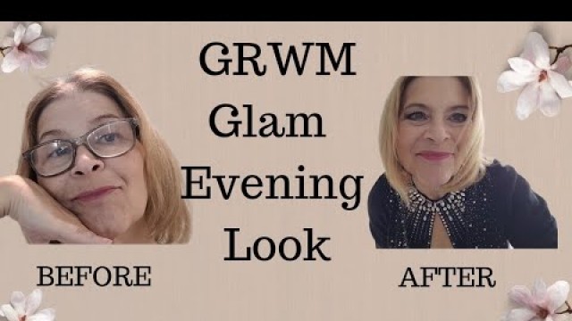 'Fashion Over 50 Affordable Glam Evening Look|Over 50 makeup tutorial'