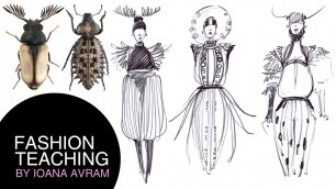 'Fashion collection inspired by insects and dragonflies'