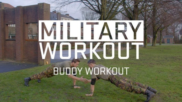 'Buddy workout | trainen als een militair | Military Workout #11'