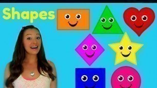 'Shapes Song - Learn Shapes for Children, Toddlers and Babies'