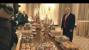 'Trump honors Clemson with fast food feast'