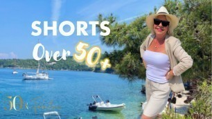 'One Pair Of Shorts Styled 3 Ways │Fashion Over 50'