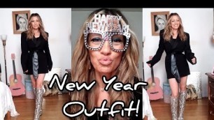 'New Years Eve Outfit  2022!! | Zara boots | Fashion Over 50'