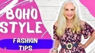 'Wearable Boho Women’s Style Fashion Save Money Look Stylish Over 50'