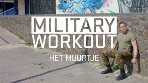 'Urban training met een muurtje | Trainen als een militair | Military Workout #5'