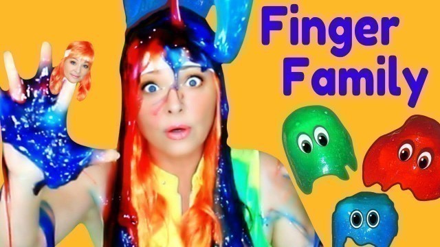 'Finger Family Halloween Song | Scary Nursery Rhymes | Slime Monster Song for Kids'