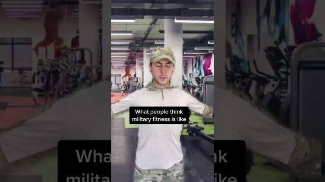 'WHAT MILITARY FITNESS IS REALLY LIKE!! #SHORTS'