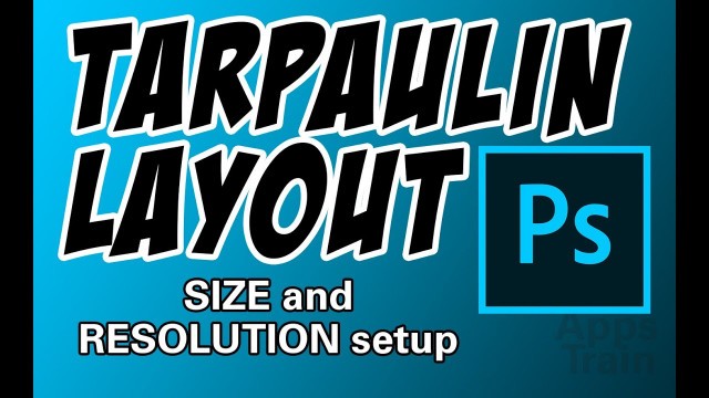 'Adobe Photoshop Tutorial: Tarpaulin Layout (Tagalog)'