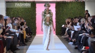 '\"OSCAR DE LA RENTA\" Spring 2015 Bridal Collection New York by Fashion Channel'