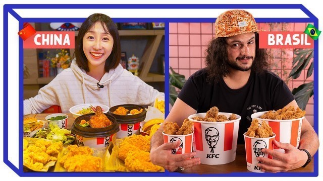 'KFC NA CHINA X BRASIL | Comparando Fast Food | Mohamad Hindi feat Luana em Pequim'