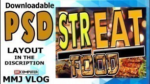 'Street Foods Tarpaulin Layout'