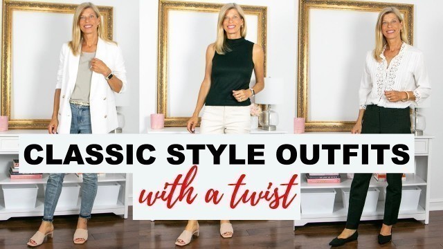 'Classic Style Outfits with a Twist | Women over 50'