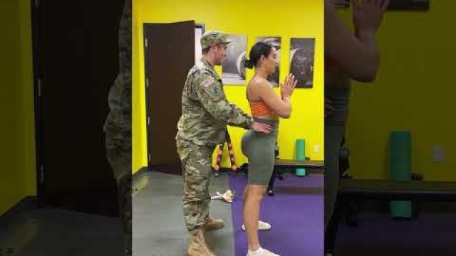 'Military Husband Reunites With Wife in Gym!