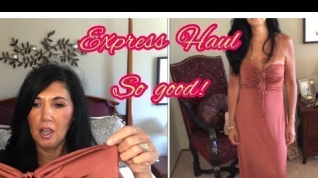 'Express Clothing Haul & Try On | Wedding Guest Dresses | Fashion Over 50'