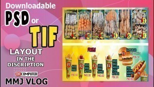 'Street Food Tarpaulin Layout'