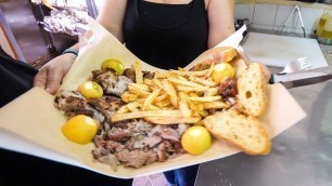 'GIANT Greek Meat Feast - Food in Athens!'