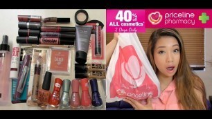 'MASSIVE PRICELINE HAUL 2014 | 40% OFF COSMETICS ♡'