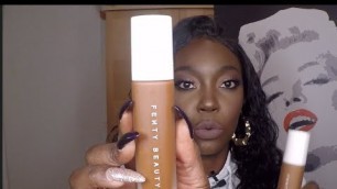 'What shade am I??  || RIHANNA FENTY BEAUTY FOUNDATION  450 OR 460??'