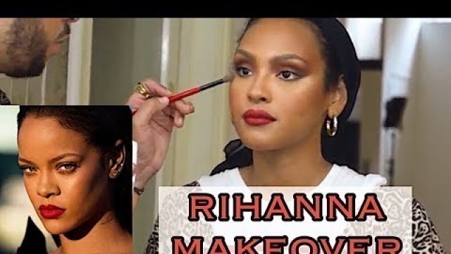 'RIHANNA’s MAKEUP ARTIST MAKES ME LOOK LIKE RIHANNA!?! ChinutayVlog'