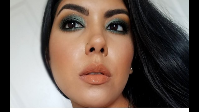 'GREEN SMOKEY EYE USING JACLYN HILL X MORPHE PALETTE | GABRIELA V'