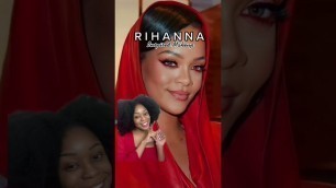 'Recreating Rihanna\'s Makeup Look ❤️ #shorts'