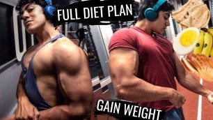 'FULL DAY OF EATING Indian Bodybuilding (हिंदी)