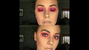 'NEW! JACLYN HILL TUTORIAL Purple/pink Smokey eye using Jeffree Star Blood Sugar, Smashbox, Hourglass'