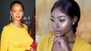 'RIHANNA Fenty Beauty Launch INSPIRED MAKEUP LOOK | PETITE-SUE DIVINITII'