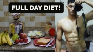 'Full Day Of Eating in Hindi | Calisthenics/Bodybuilding Diet in Hindi'