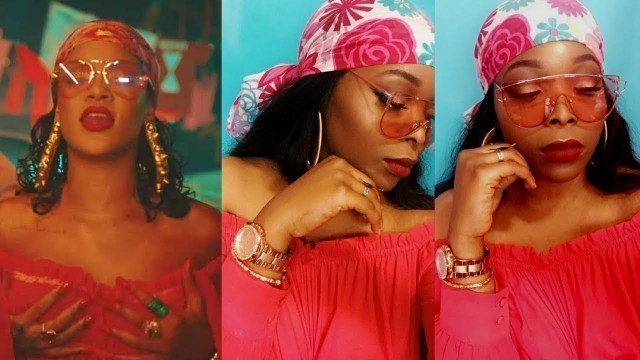 'Rihanna Wild Thoughts Inspired Transformation - Makeup & Outfit'