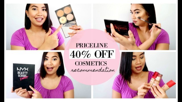 'PRICELINE 40% OFF COSMETICS Recommendation 2017!!! ♡ ZebbyZelf'